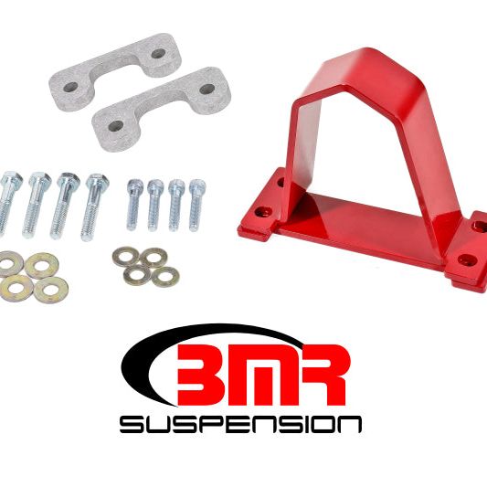 BMR 16-17 6th Gen Camaro Front Driveshaft Safety Loop - Red-tuningsupply.com