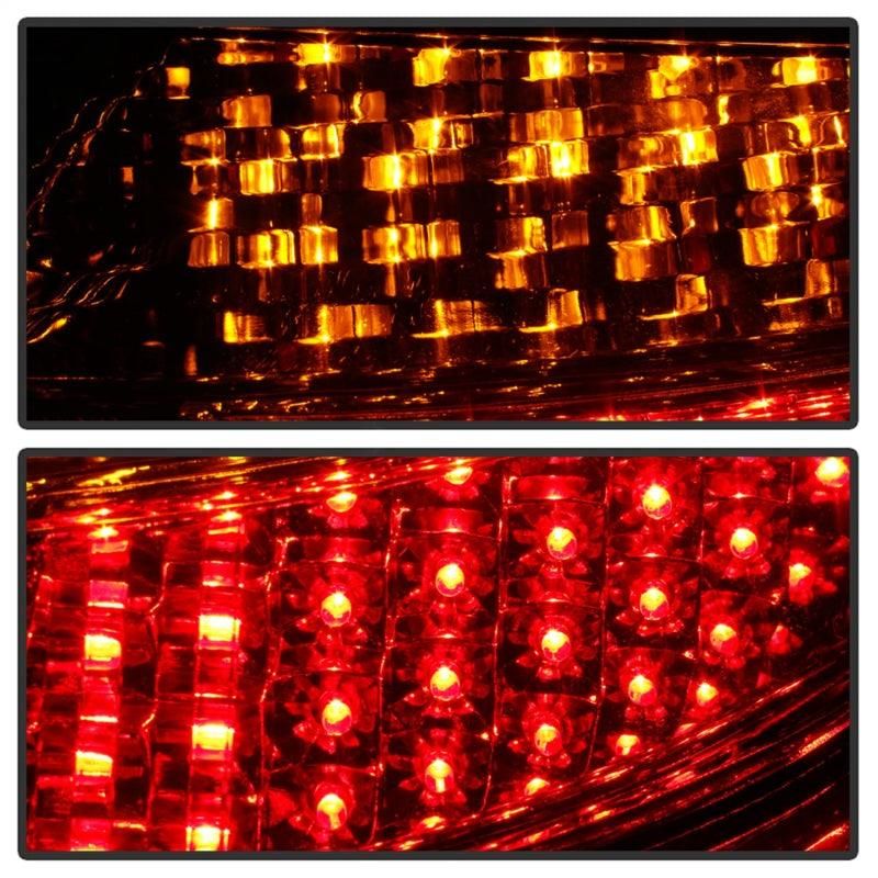 Xtune Porsche 911 996 ( Non 4S. Turbo. GT3 ) 99-04 LED Tail Lights Red Clear ALT-ON-P99699-LED-RC - SMINKpower Performance Parts SPY5013132 SPYDER