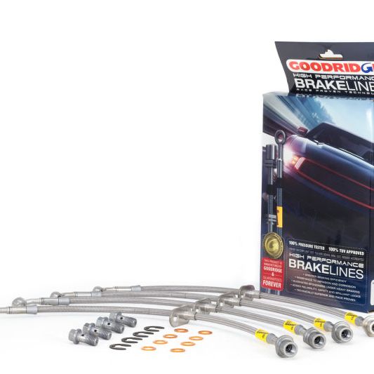 Goodridge 00-05 Toyota MR2 Spyder Stainless Steel Brake Line Kit-tuningsupply.com