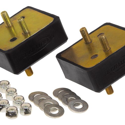 Prothane 67-92 Jeep V8 Motor Mounts - Black-tuningsupply.com