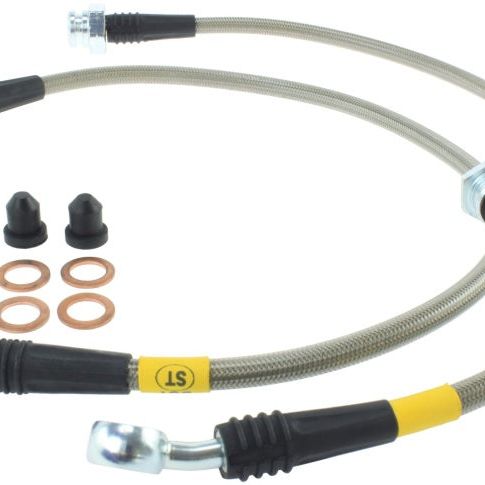 StopTech 00-06 Nissan Sentra Stainless Steel Front Brake Lines-Brake Line Kits-Stoptech-STO950.42007-SMINKpower Performance Parts