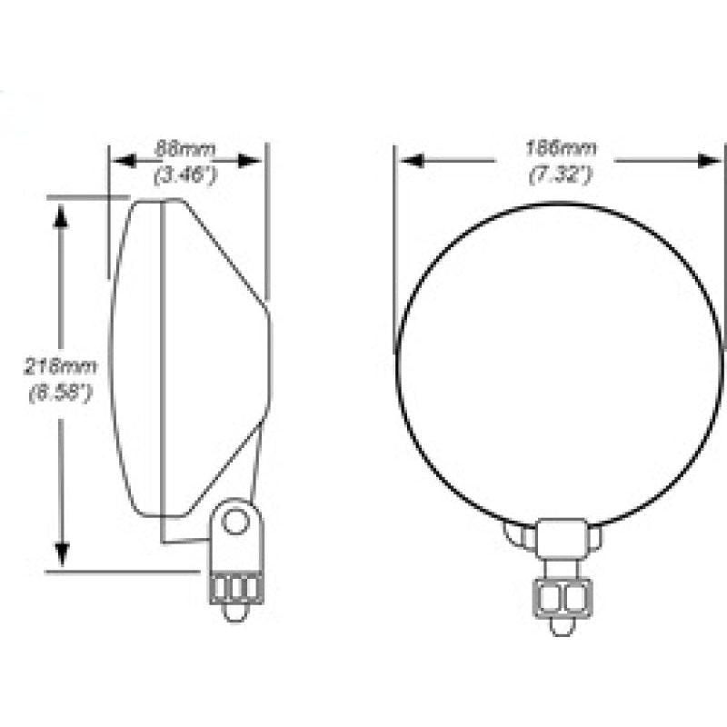 Hella 700FF H3 12V/55W Halogen Driving Lamp Kit-tuningsupply.com