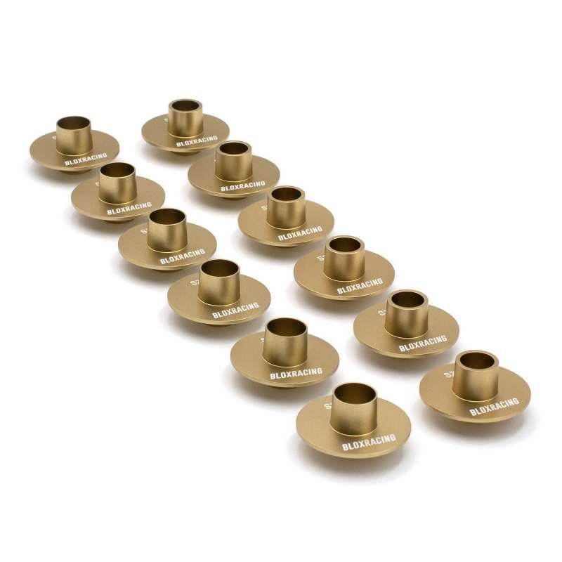 BLOX Racing Subframe Hard Collar Kit for All S2000 - Front and Rear total 12 Pieces (Gold)-tuningsupply.com