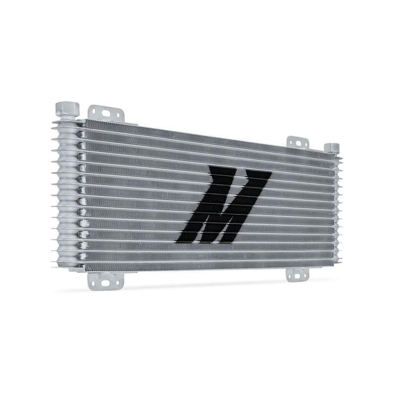 Mishimoto 13-Row Stacked Plate Transmission Cooler - Silver-tuningsupply.com