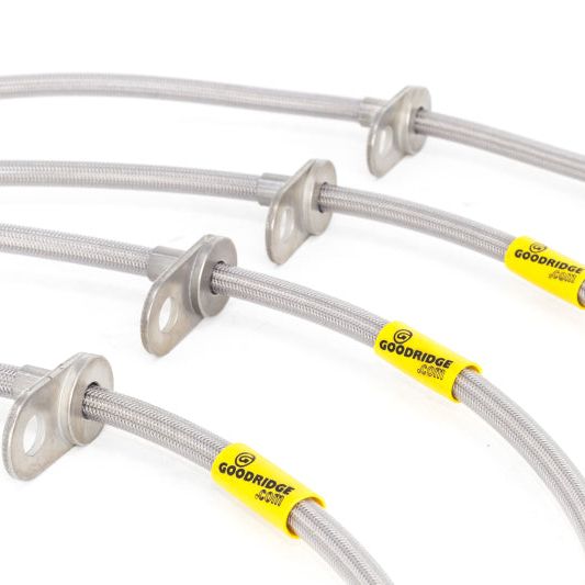 Goodridge 17-20 Honda Civic Si (Si Model Only) Stainless Steel Brake Line Kit-tuningsupply.com