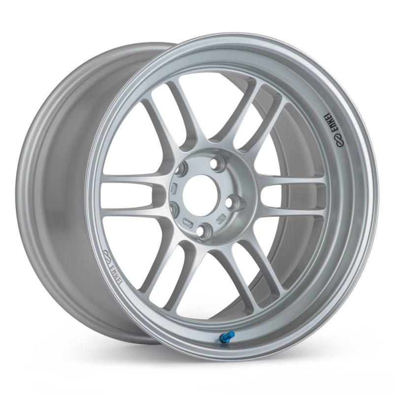 Enkei RPF1RS 18x10.5 5x114.3 0mm Offset 75mm Bore Silver Wheel-tuningsupply.com