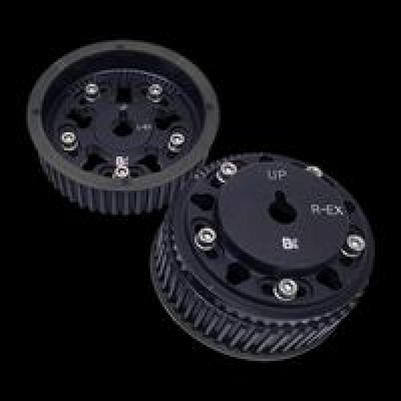 Brian Crower Adjustable Cam Gears Black for Subaru EJ205/EJ257 (set of 2)-exhaust side only-tuningsupply.com