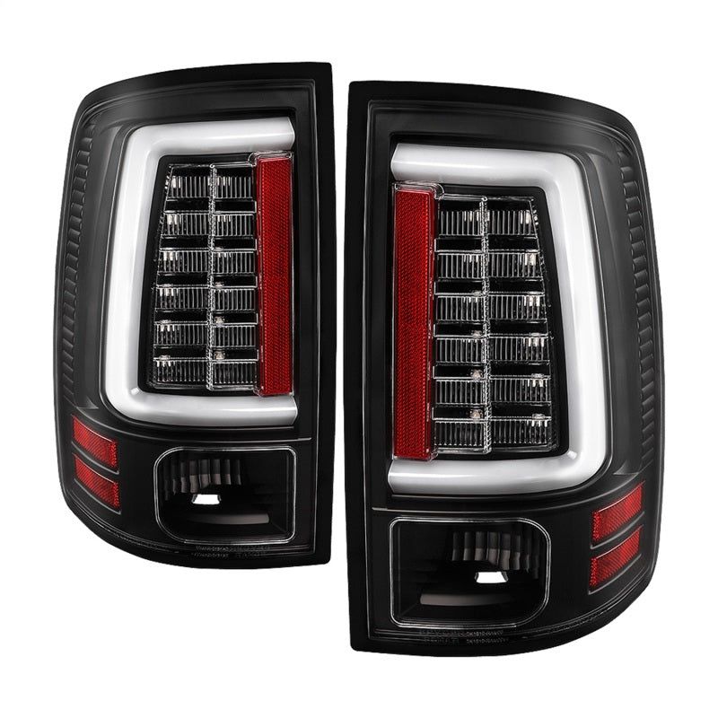 Spyder Dodge Ram 09-18 LED Tail Lights - All Black ALT-YD-DRAM09V2-LED-BKV2 (Incandescent Only)-Tail Lights-SPYDER-SPY5085917-SMINKpower Performance Parts