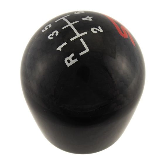 Ford Racing 13-17 Focus ST Black Carbon Fiber 6 Speed Shift Knob-tuningsupply.com