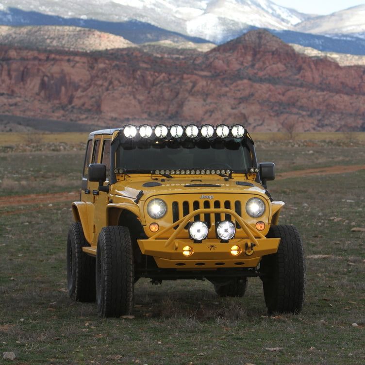 KC HiLiTES 07-18 Jeep JK (Not for Rubicon/Sahara) 7in. Gravity LED Pro DOT Headlight (Pair Pack Sys)-tuningsupply.com