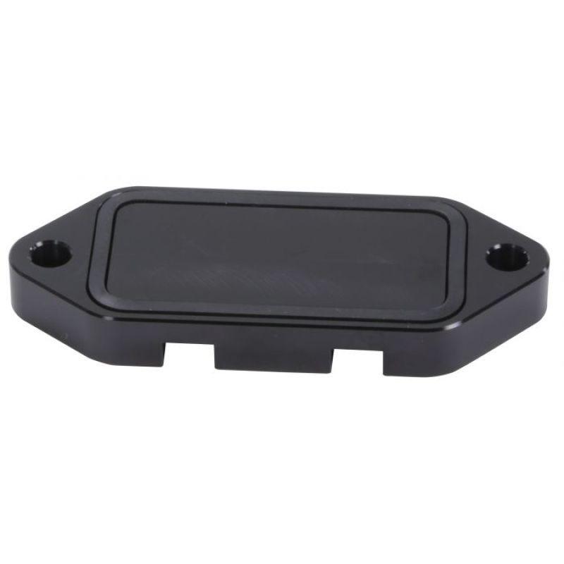 Fleece Performance 01-17 GM Duramax Billet Coolant Block Off Plate-tuningsupply.com