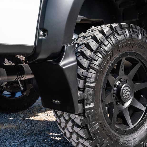 Bushwacker 09-18 Ram 1500 Trail Armor Rear Mud Flaps (Fits Pocket Style Flares)-tuningsupply.com