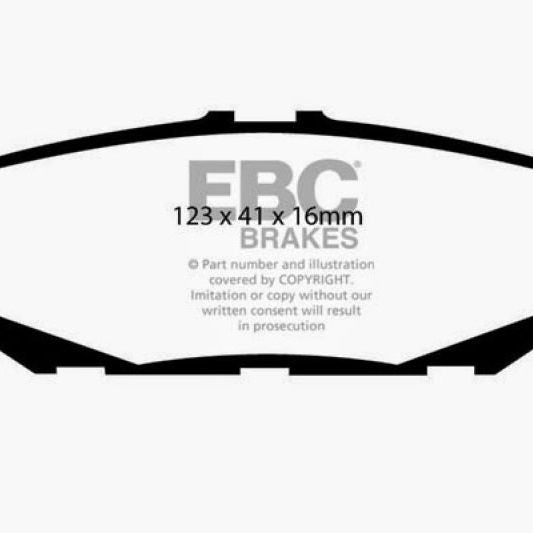 EBC 93-97 Lexus GS300 3.0 Yellowstuff Rear Brake Pads-tuningsupply.com