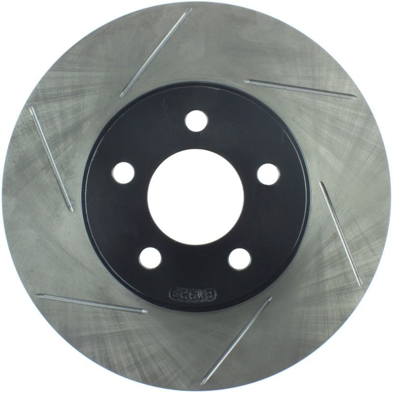 StopTech Power Slot 03-08 Crown Victoria/Grand Marquis/Lincoln Town Car Front Right Slotted Rotor-Brake Rotors - Slotted-Stoptech-STO126.61072SR-SMINKpower Performance Parts