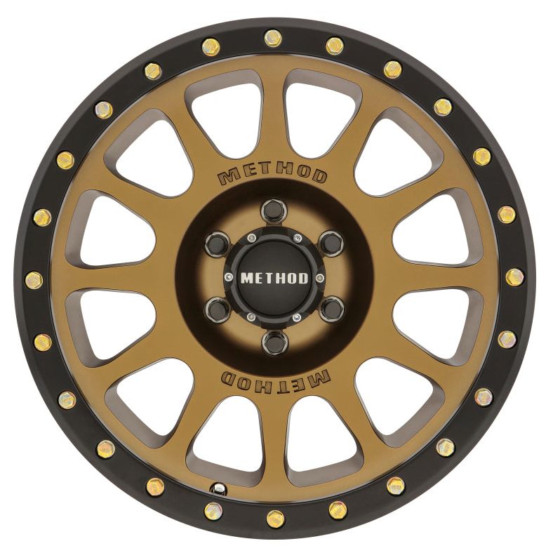 Method MR305 NV 18x9 -12mm Offset 6x5.5 108mm CB Method Bronze/Black Street Loc Wheel-tuningsupply.com