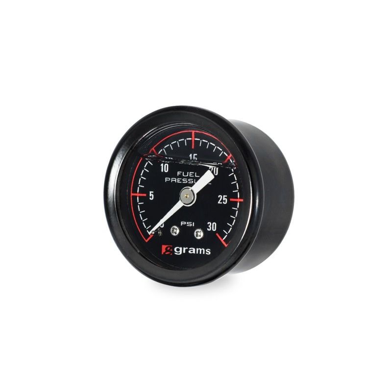 Grams Performance 0-30 PSI Fuel Pressure Gauge-tuningsupply.com