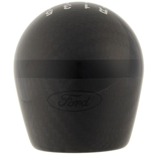 Ford Racing 13-17 Focus ST Black Carbon Fiber 6 Speed Shift Knob-tuningsupply.com