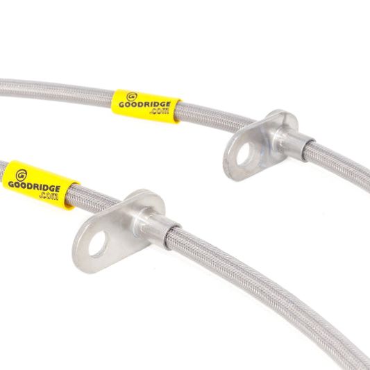 Goodridge 09-14 Honda Fit (Non-EV Models) Stainless Steel Brake Line Kit-tuningsupply.com