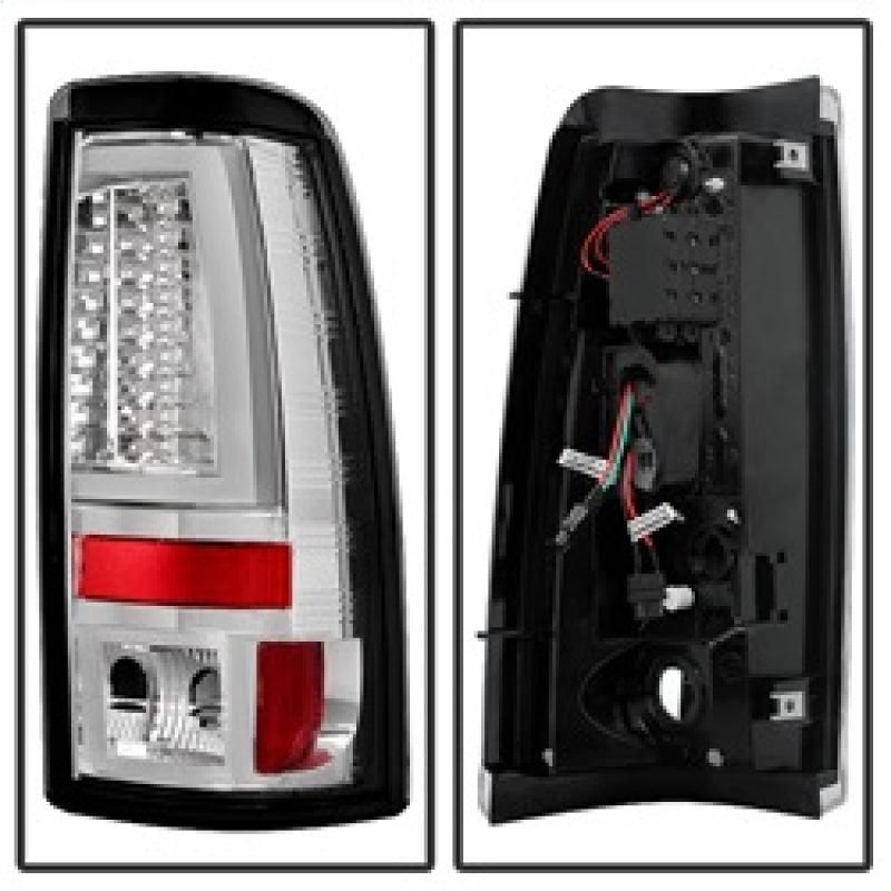 Spyder Chevy Silverado 1500/2500 03-06 Version 2 LED Tail Lights - Chrome ALT-YD-CS03V2-LED-C - SMINKpower Performance Parts SPY5081902 SPYDER