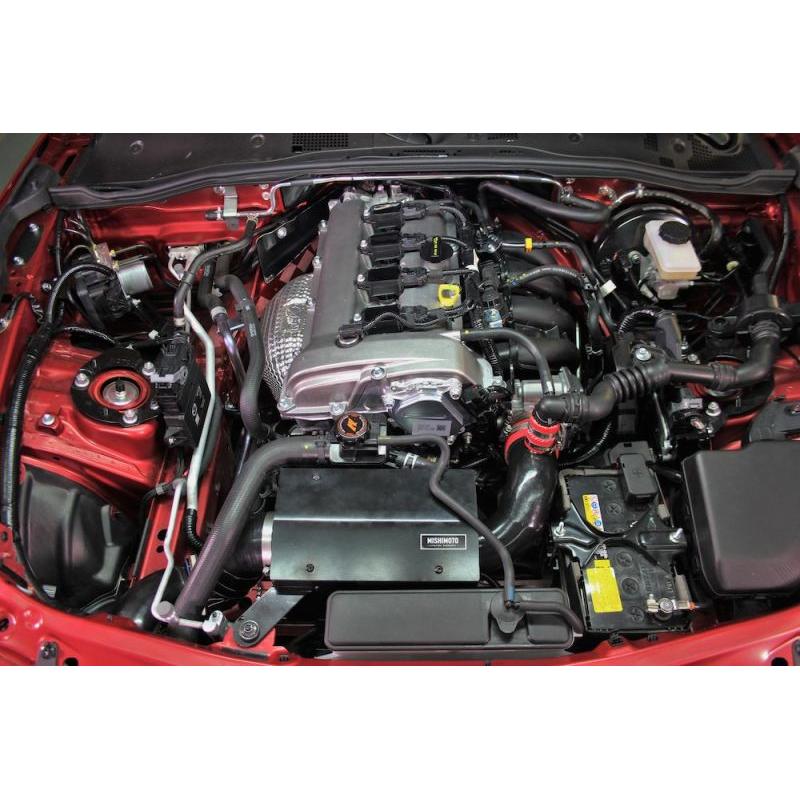 Mishimoto 2016+ Mazda Miata Performance Intake - Wrinkle Red-tuningsupply.com