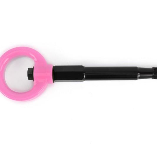 Perrin 15-19 Subaru WRX/STI Tow Hook Kit (Rear) - Hyper Pink - SMINKpower Performance Parts PERPSP-BDY-252HP Perrin Performance