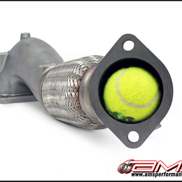 AMS Performance 08-15 Mitsubishi EVO X Widemouth Downpipe w/Turbo Outlet Pipe-tuningsupply.com