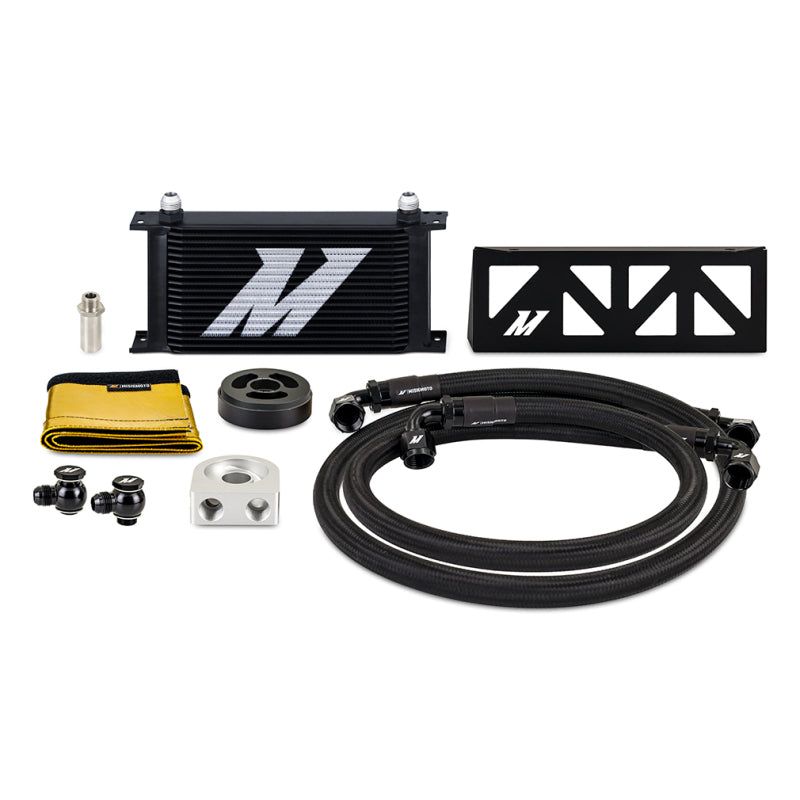 Mishimoto 2022+ Subaru BRZ/Toyota GR86 Oil Cooler Kit - Black - SMINKpower Performance Parts MISMMOC-BRZ-22NTBK Mishimoto