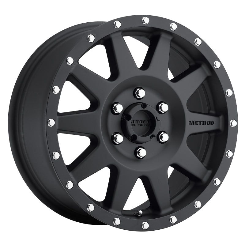 Method MR301 The Standard 17x7.5 +50mm Offset 6x130 84.1mm CB Matte Black Wheel-tuningsupply.com