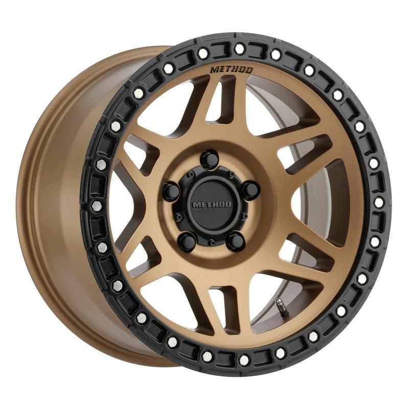 Method MR312 17x9 -12mm Offset 5x5 71.5mm CB Method Bronze/Black Street Loc Wheel-tuningsupply.com