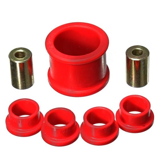 Energy Suspension 06-11 Honda Civic Si Red Power Steering Rack Bushing Set-tuningsupply.com