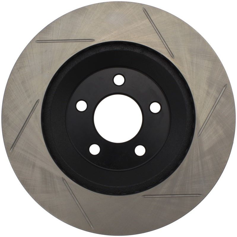 StopTech Power Slot 94-04 Ford Mustang Front Right Slotted Rotor-Brake Rotors - Slotted-Stoptech-STO126.61045SR-SMINKpower Performance Parts