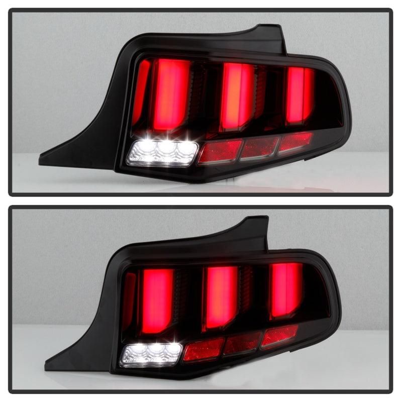 Spyder 10-12 Ford Mustang Light Bar Seq Turn Signal LED Tail Lights - Smoke ALT-YD-FM10-LED-SM - SMINKpower Performance Parts SPY5085115 SPYDER