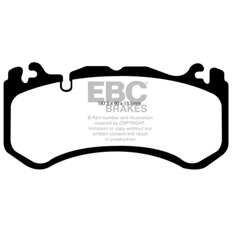 EBC 08-13 Mercedes-Benz C63 AMG (W204) 6.2 Bluestuff Front Brake Pads-tuningsupply.com