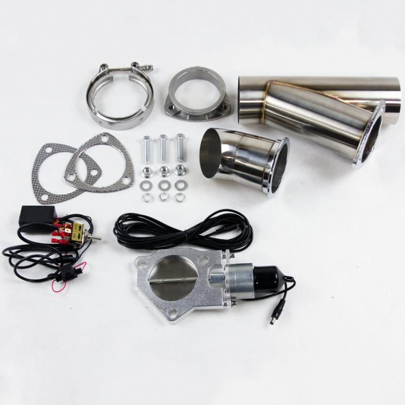 Granatelli 3.0in Stainless Steel Electronic Exhaust Cutout-tuningsupply.com