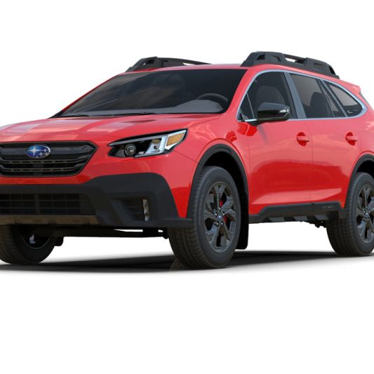 Rally Armor 20-22 Subaru Outback Black UR Mud Flap w/ Red Logo-Mud Flaps-Rally Armor-RALMF66-UR-BLK/RD-SMINKpower Performance Parts