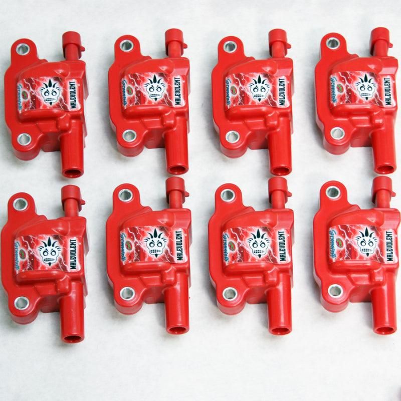 Granatelli 14-23 GM LT Malevolent Coil Packs - Red (Set of 8)-tuningsupply.com