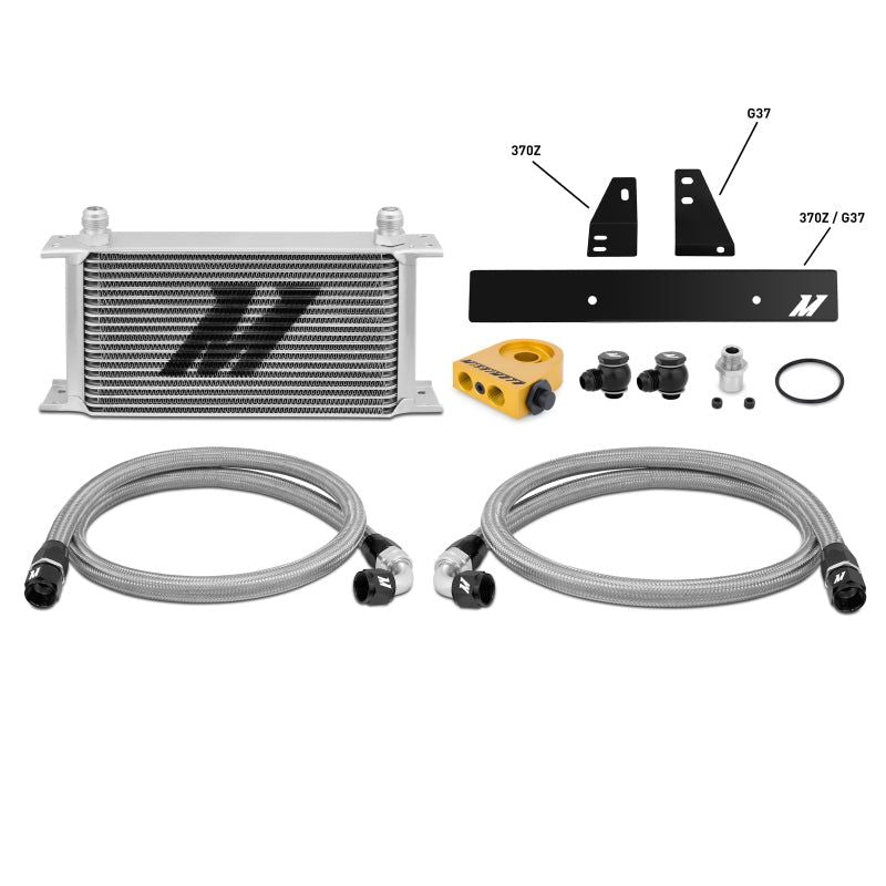 Mishimoto 09-12 Nissan 370Z / 08-12 Infiniti G37 (Coupe Only) Thermostatic Oil Cooler Kit-tuningsupply.com