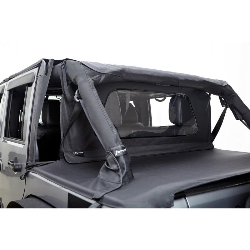 Rampage 2007-2018 Jeep Wrangler(JK) Windbreaker - Black Diamond-Car Covers-Rampage-RAM990035-SMINKpower Performance Parts