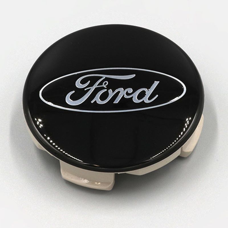 Ford Racing Ford Truck/SUV Black And Chrome Wheel Center Cap Kit-tuningsupply.com