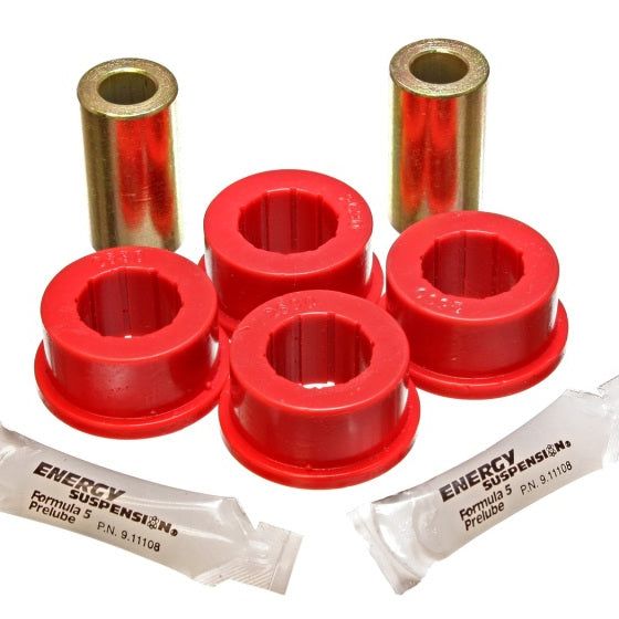 Energy Suspension 05-13 Ford Mustang Red Rear Track Arm Bushing Set-tuningsupply.com