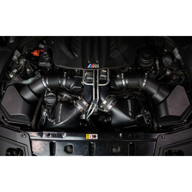 Mishimoto 12-16 BMW F10 M5 Intercooler Pipe Kit Micro Wrinkle Black-tuningsupply.com