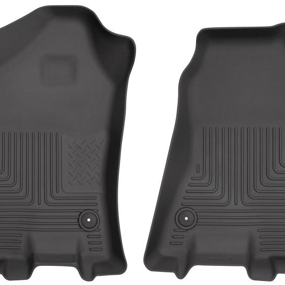 Husky Liners 2019 Ram 1500 Crew Cab WeatherBeater Black Front Row Floor Liners-tuningsupply.com