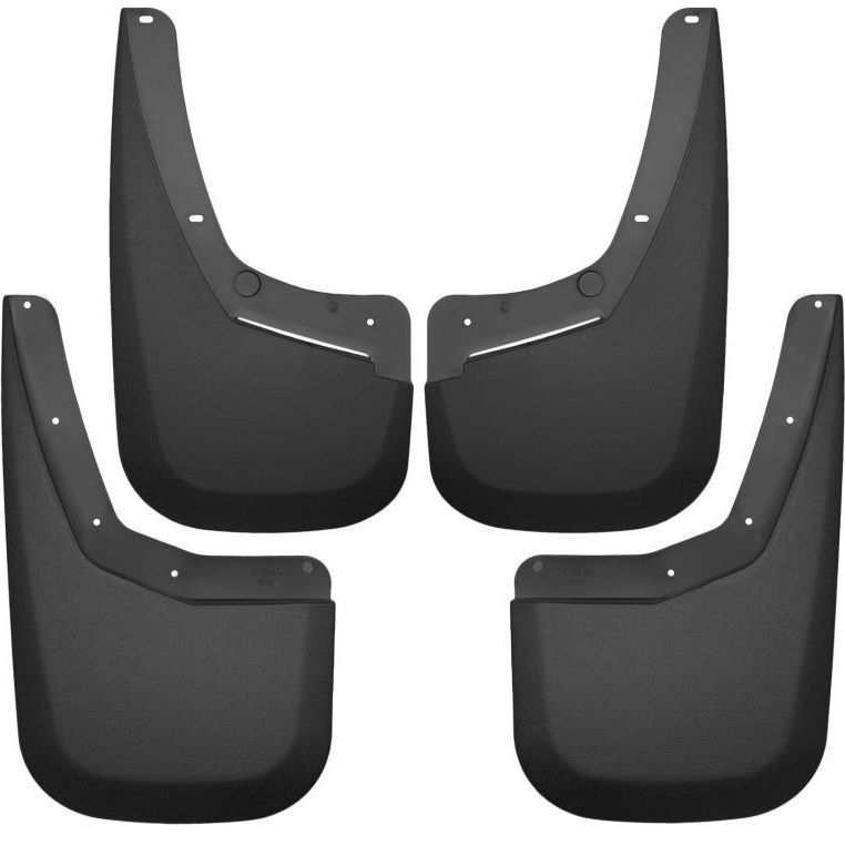 Husky Liners 07-13 Chevy Silverado 1500 LT / 07-14 Siverado 2500HD Front and Rear Mud Guards - Black-tuningsupply.com