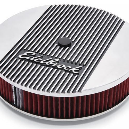 Edelbrock Air Cleaner Elite II 14In Diameter w/ 3In Element Polished-tuningsupply.com