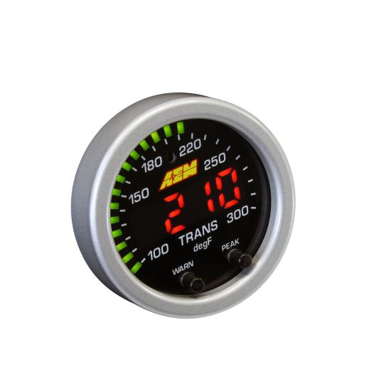 AEM X-Series Temperature 100-300F Gauge Kit (ONLY Black Bezel and Water Temp. Faceplate)-tuningsupply.com