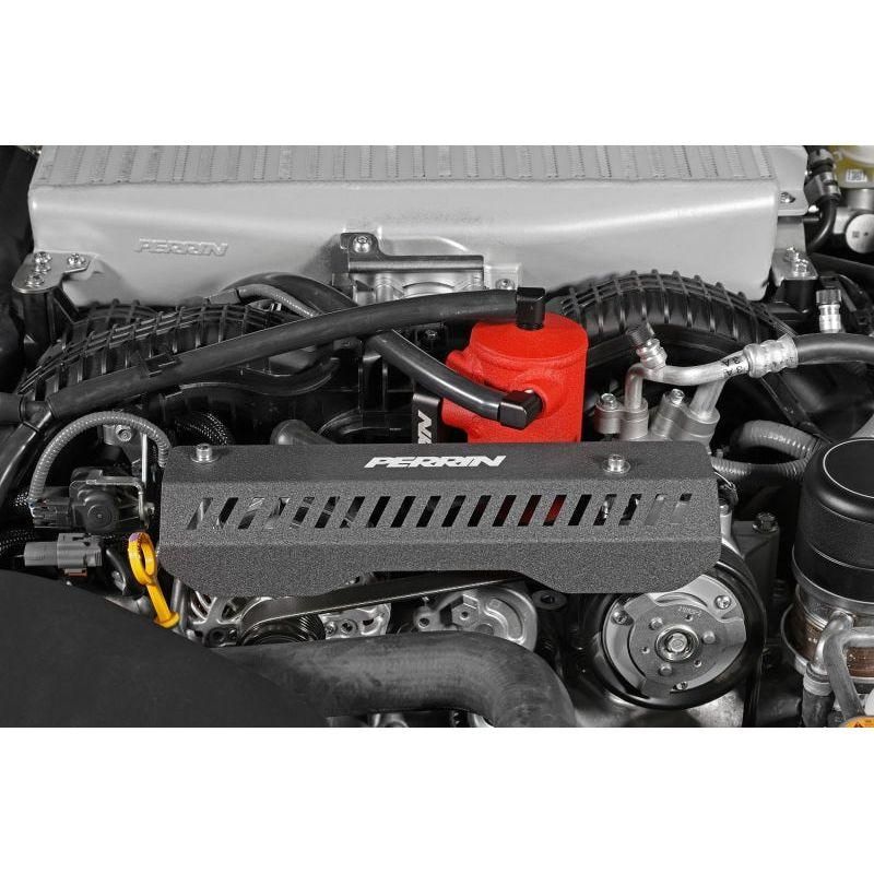 Perrin 22-23 Subaru WRX Air Oil Separator - Red-tuningsupply.com