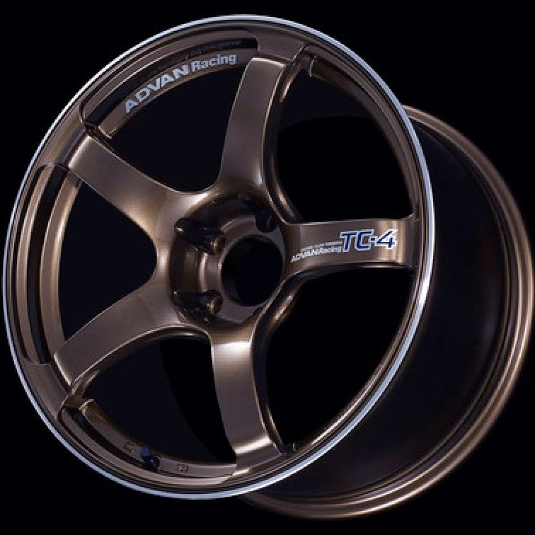 Advan TC4 17x9.0 +45 5-114.3 Umber Bronze Metallic & Ring Wheel-tuningsupply.com