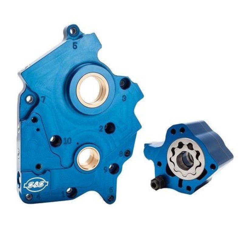 S&S Cycle 2017+ M8 Oil Cooled Models Oil Pump & Cam Plate Kit - SMINKpower Performance Parts SSC310-0998B S&S Cycle