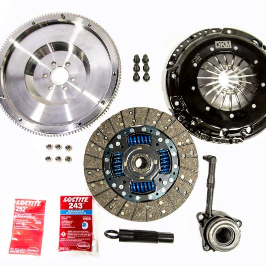 DKM Clutch 2.0 VW/Audi A3 FSI 6 Bolt Sprung Organic MB Clutch w/Steel Flywheel (440 ft/lbs Torque)-tuningsupply.com