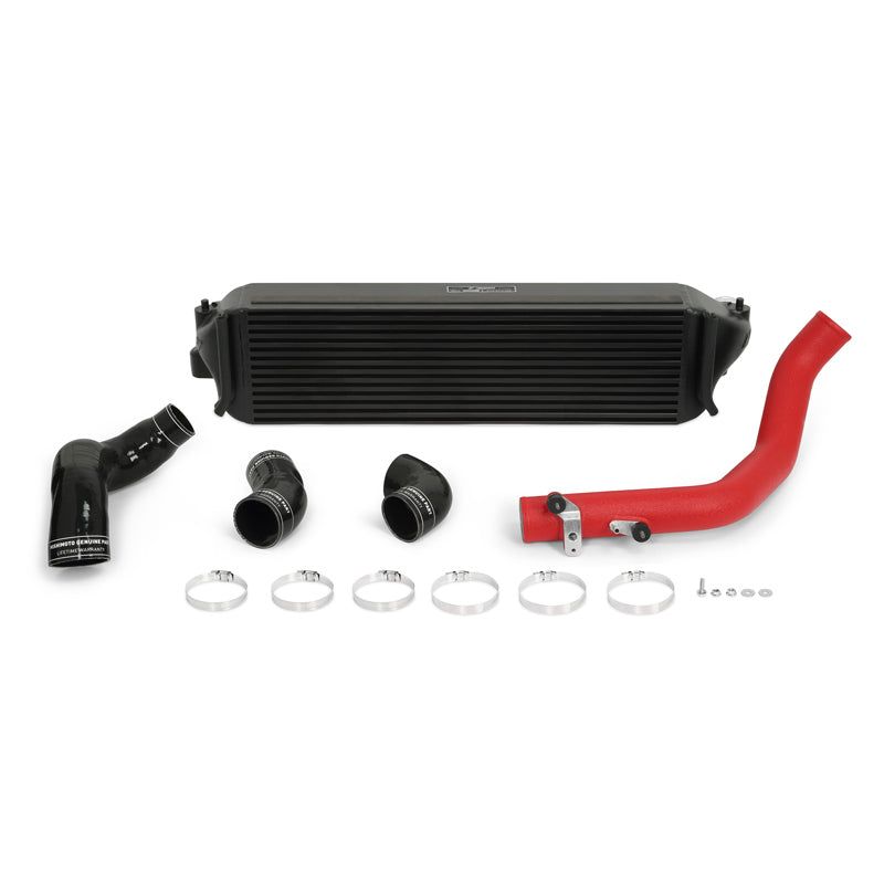 Mishimoto 2017+ Honda Civic Type R Intercooler Kit - Black Intercooler Red Pipes-tuningsupply.com